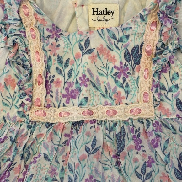 Hatley Floral Dress 18/24M - Picture 3 of 5